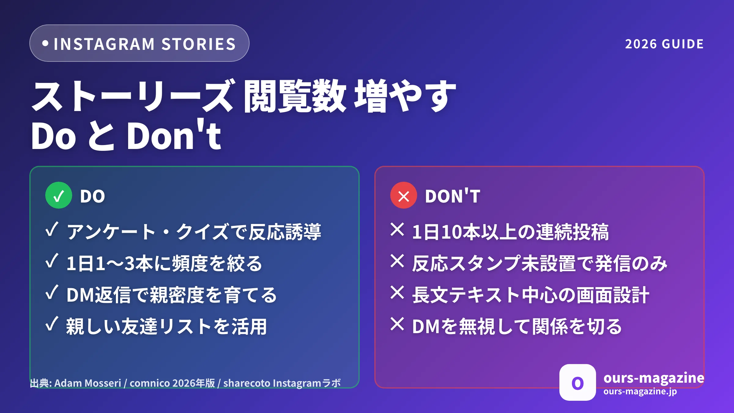 ストーリーズ 閲覧数 増やす｜2026年エンゲージメント設計7つの実践のメイン画像
